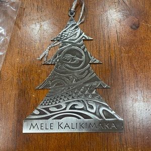 Tree ornament Mele Kalikimaka (Merry Christmas)